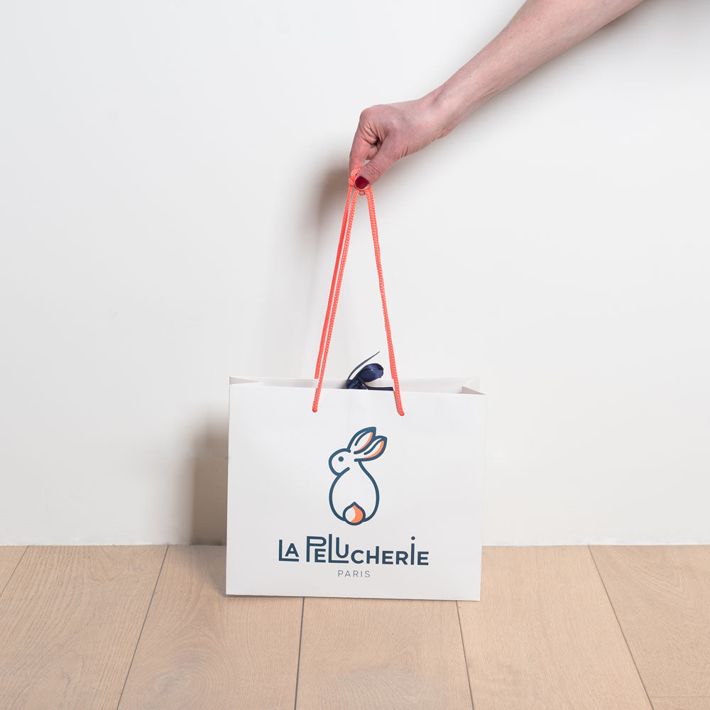 la-pelucherie-lapins-lapin-ernest-peluche-gris-30-cm image 7
