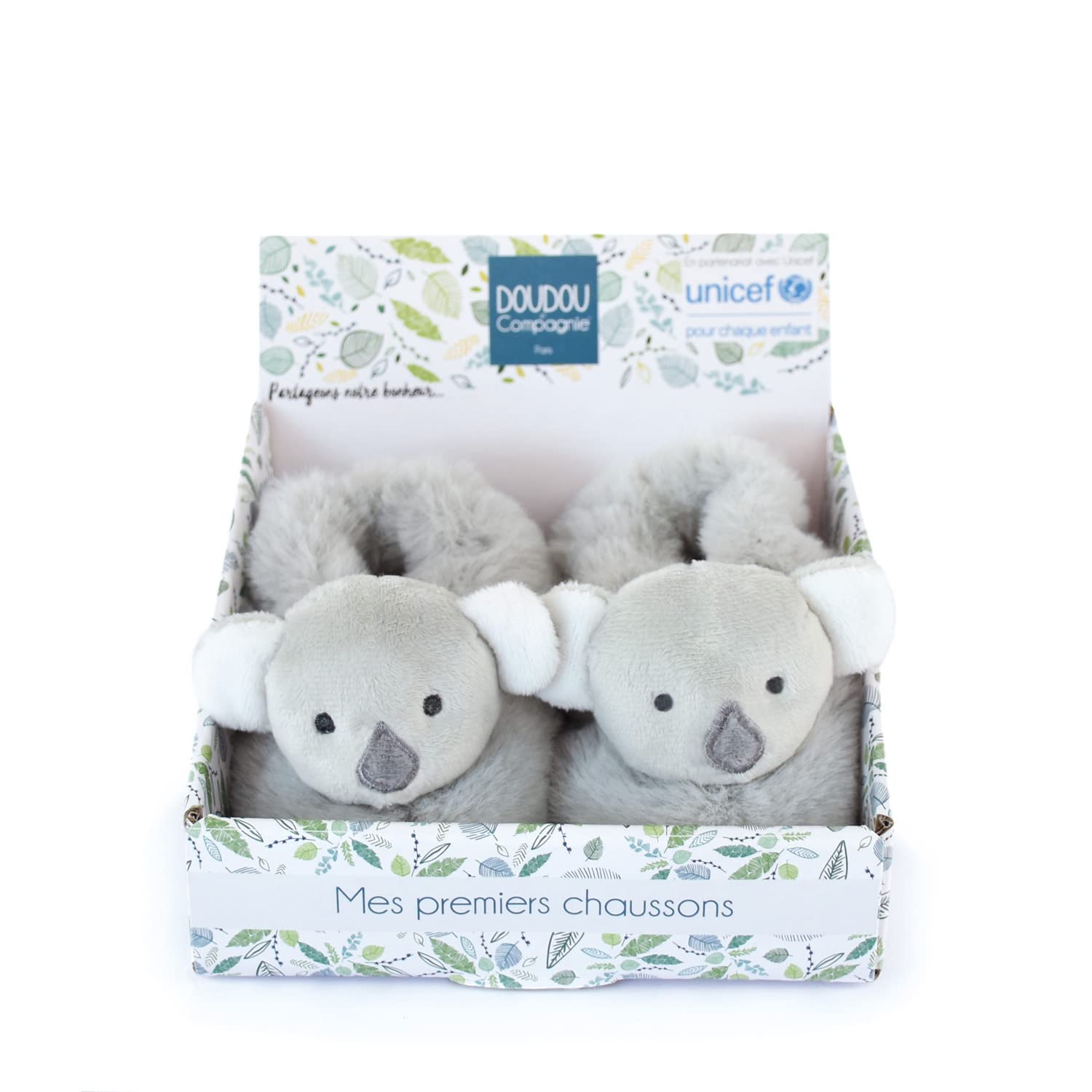 doudou-et-compagnie-chaussons-b-b-dc3998-h-risson-gris-0-6-mois image 6