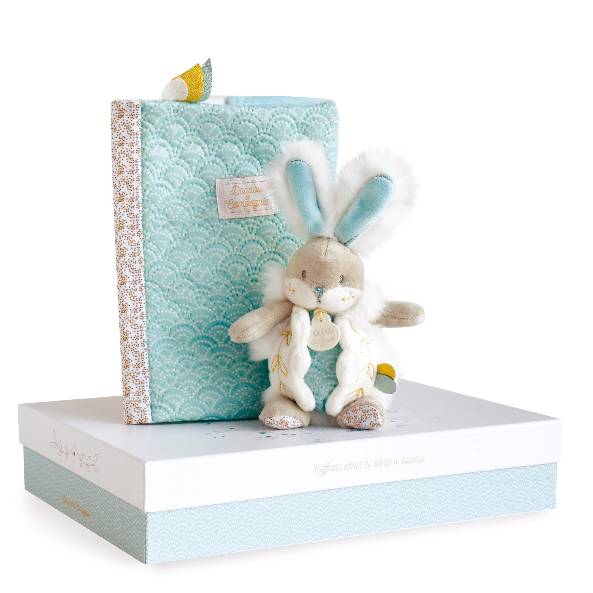 doudou-et-compagnie-prot-ge-carnet-dc3499-vert-amande-doudou image 1