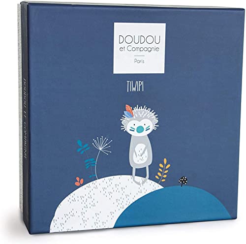 doudou-et-compagnie-tiwipi-dc3639-doudou-plat-h-risson-gris-23-cm image 8