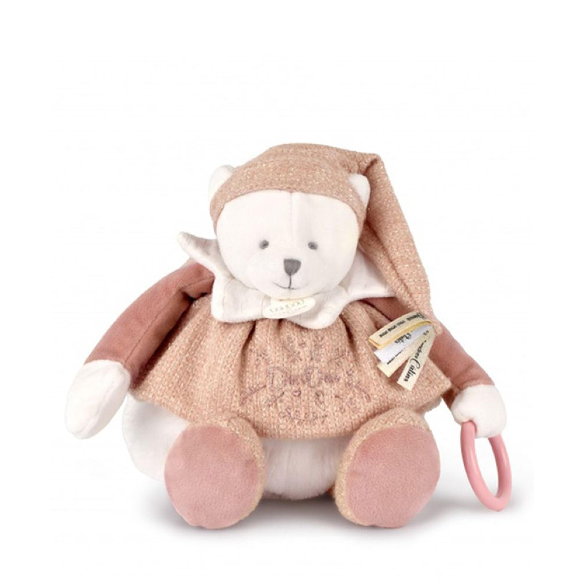 doudou-et-compagnie-iconiques-collector-ours-blanc-fleur-dc4342 image 8