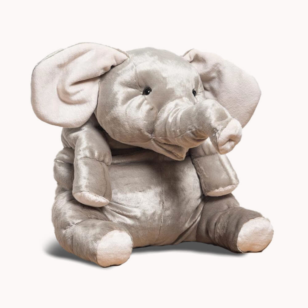 la-pelucherie-l-phant-basile-peluche-moyen-40-cm-gris image 5