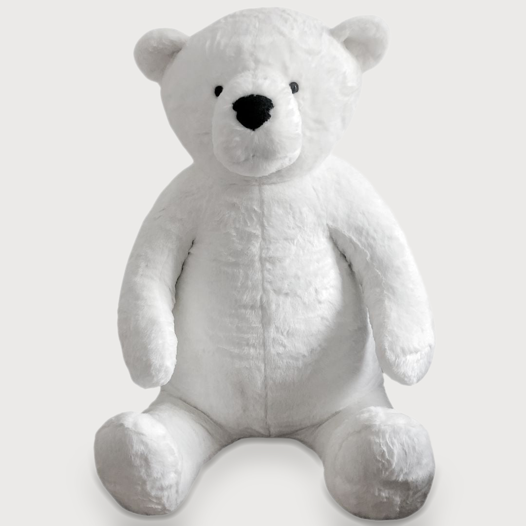la-pelucherie-ours-g-ant-peluche-200-cm-miel-blanc-d-co image 1