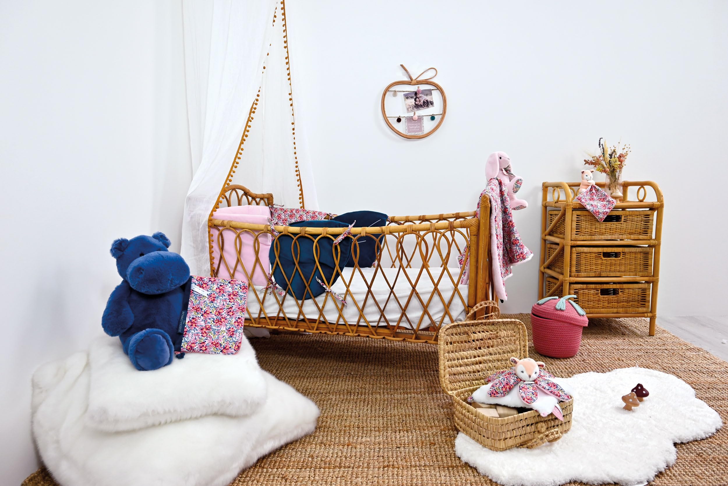 doudou-et-compagnie-boh-aime-plaid-b-b-rose-70x100-coton image 5