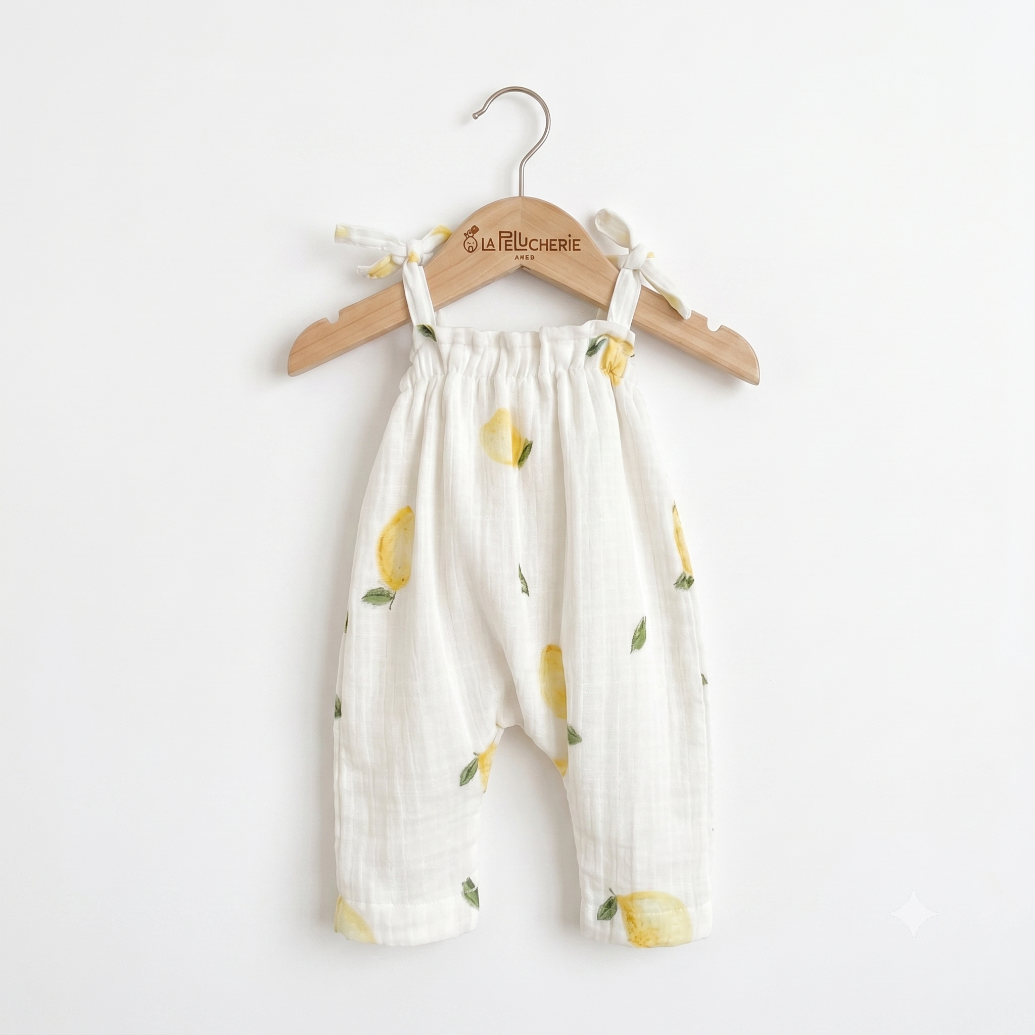 la-pelucherie-dressing-combinaison-citron-habit-look-citron-coton image 2