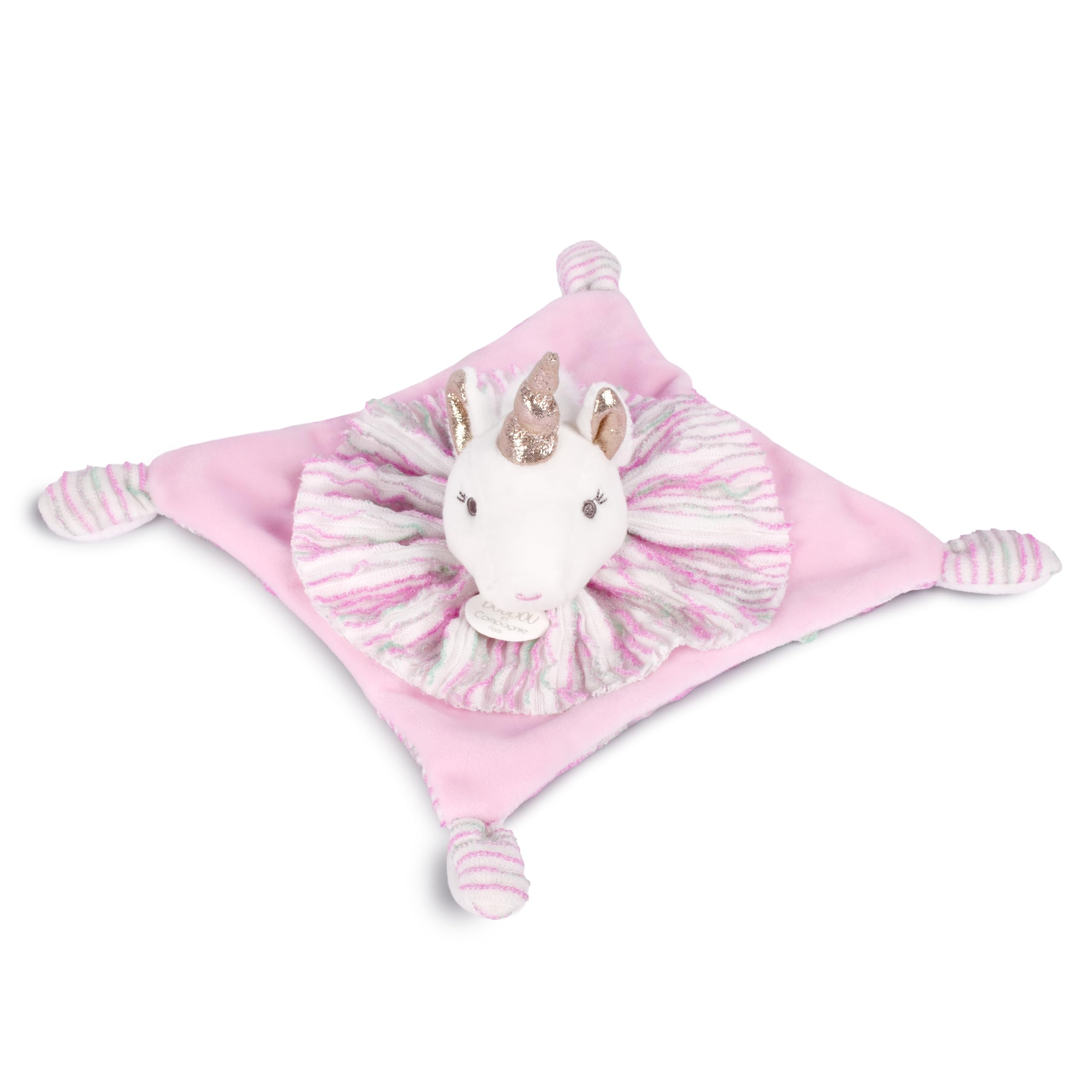 doudou-et-compagnie-les-chouchoux-licorne-20-cm-dc4679 image 2