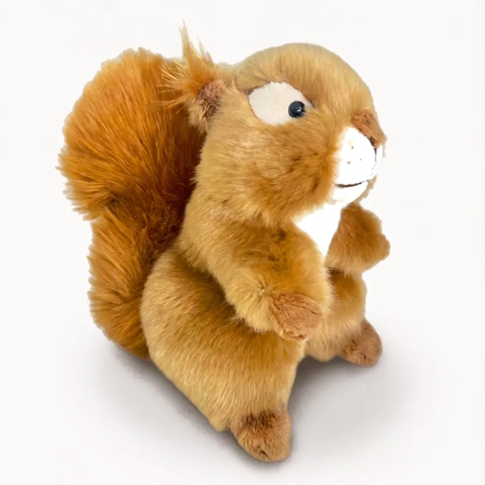 la-pelucherie-l-o-cureuil-peluche-mini-18-cm-noisette image 1