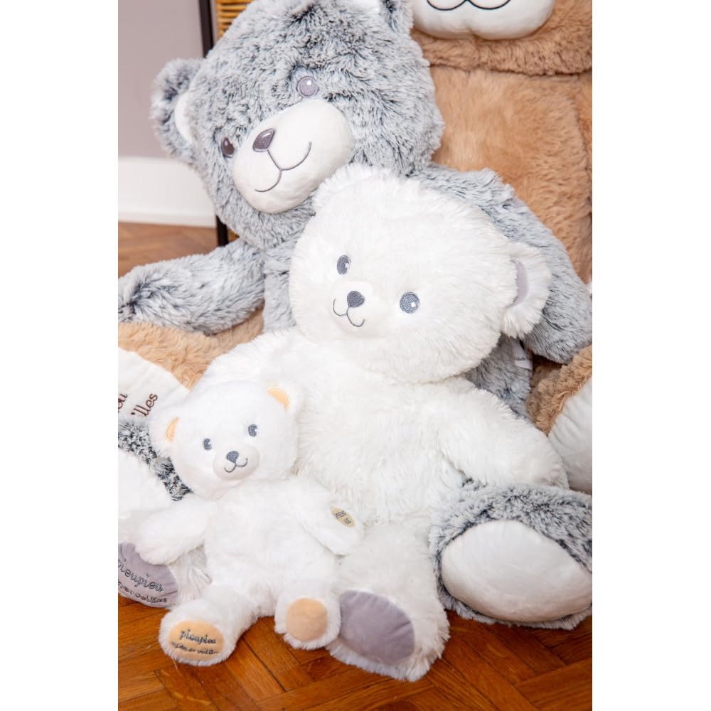 pioupiou-merveilles-gaston-ourson-lumineux-peluche-20-cm-blanc image 5