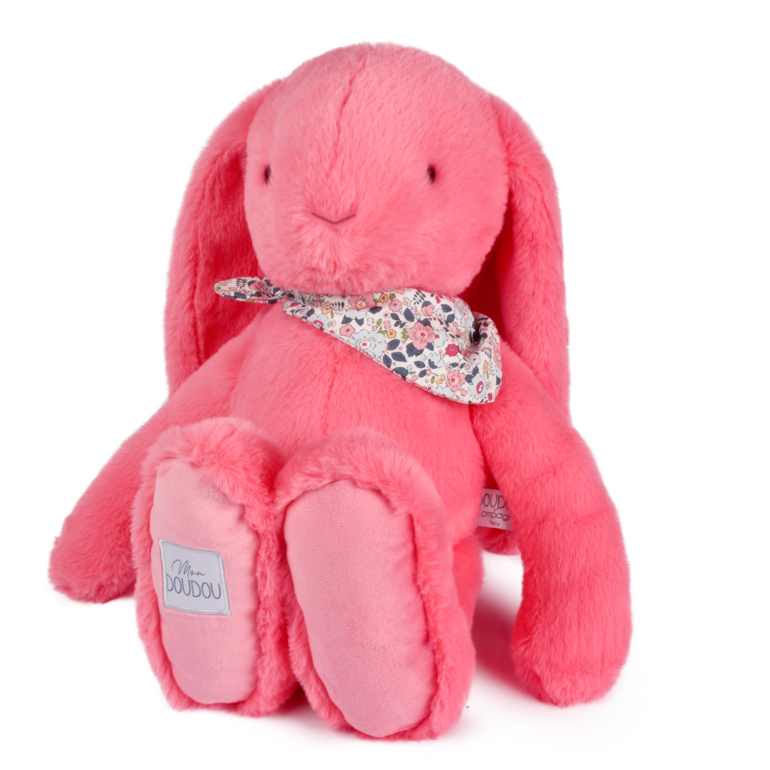 doudou-et-compagnie-fleurette-dc4705-doudou-lapin-prune-35-cm image 3