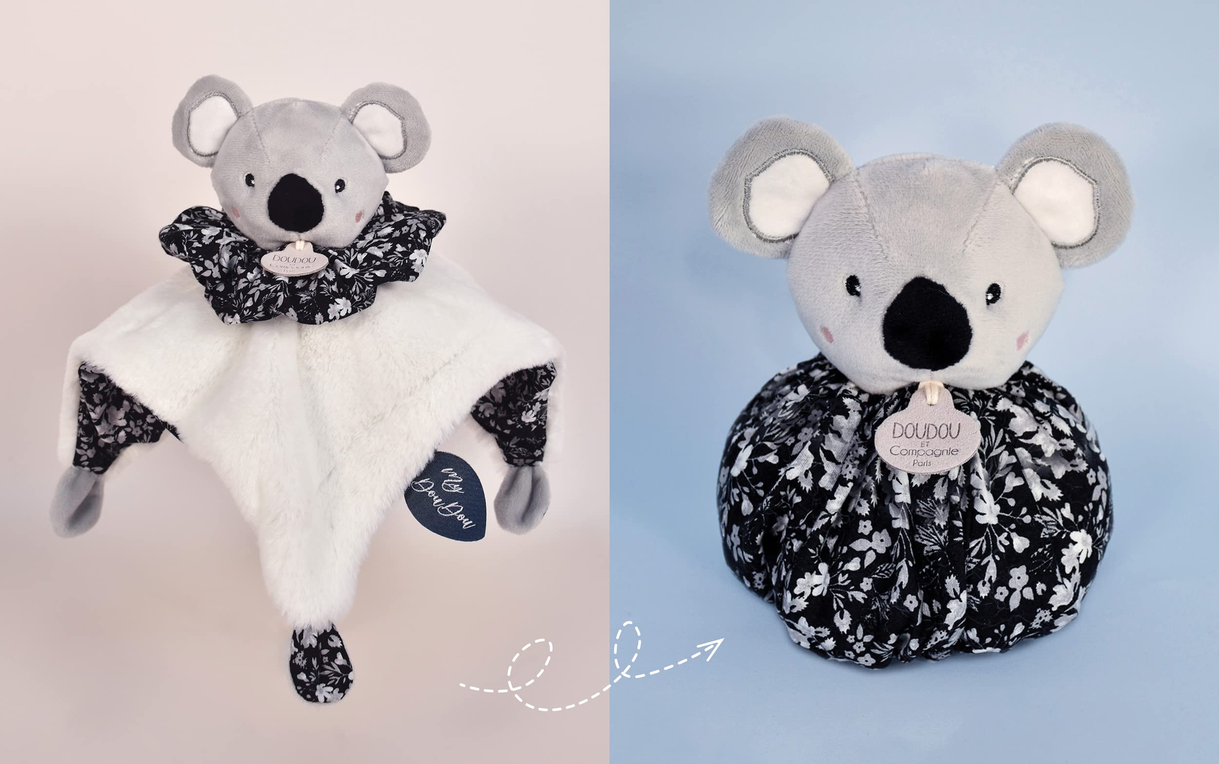doudou-et-compagnie-petits-fut-s-dc3934-peluche-koala-gris-25-cm image 4