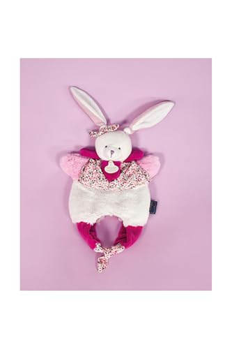 doudou-et-compagnie-petits-fut-s-lapin-rose-30-cm-marionnette-sac image 7