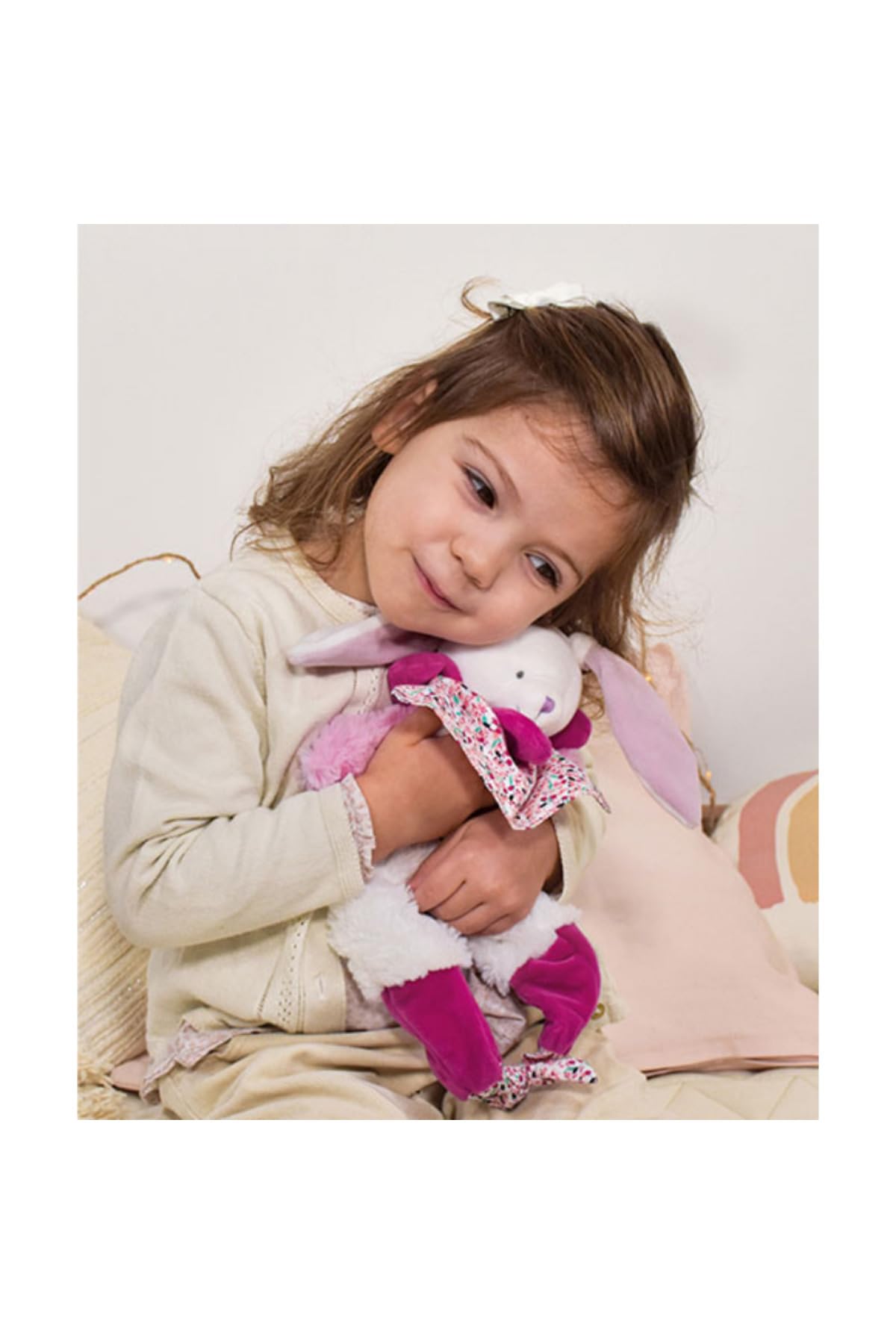 doudou-et-compagnie-petits-fut-s-lapin-rose-30-cm-marionnette-sac image 5