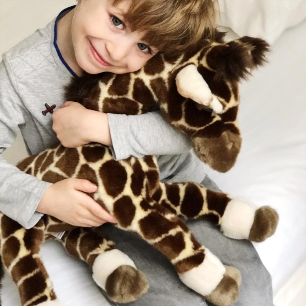 la-pelucherie-zo-girafe-peluche-tachet-e-50-cm-allong-e image 6