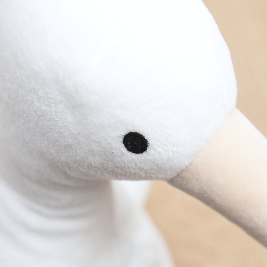 la-pelucherie-cigogne-premier-doudou-38-cm-blanc image 8