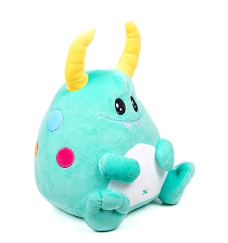 pioupiou-merveilles-cushablez-spike-peluche-dino-bleu-20-cm image 7