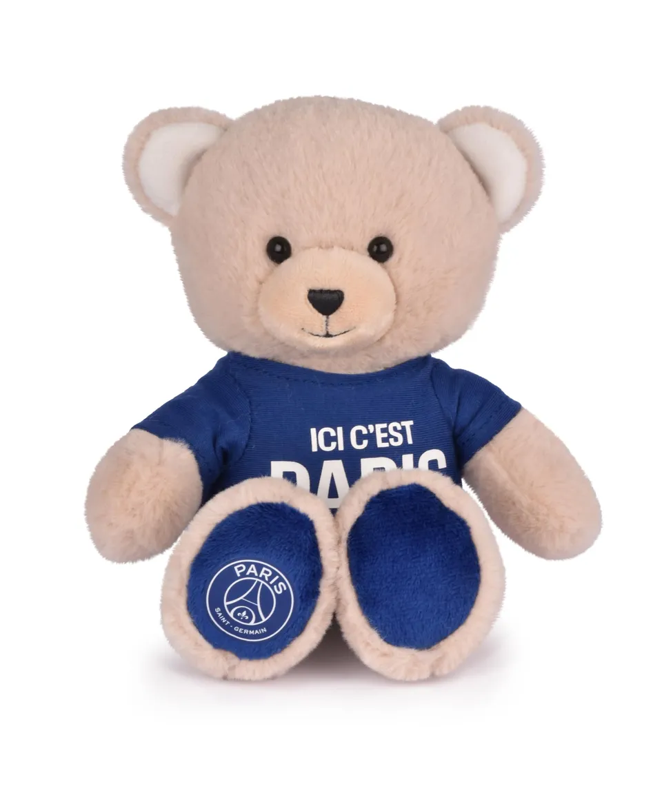 doudou-et-compagnie-psg-ours-peluche-ici-c-est-paris-23-cm image 1