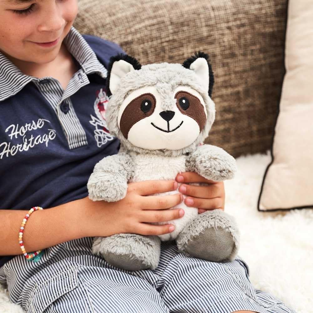 pelucho-peluches-bouillottes-raton-laveur-peluche-bouillotte-lavande image 4