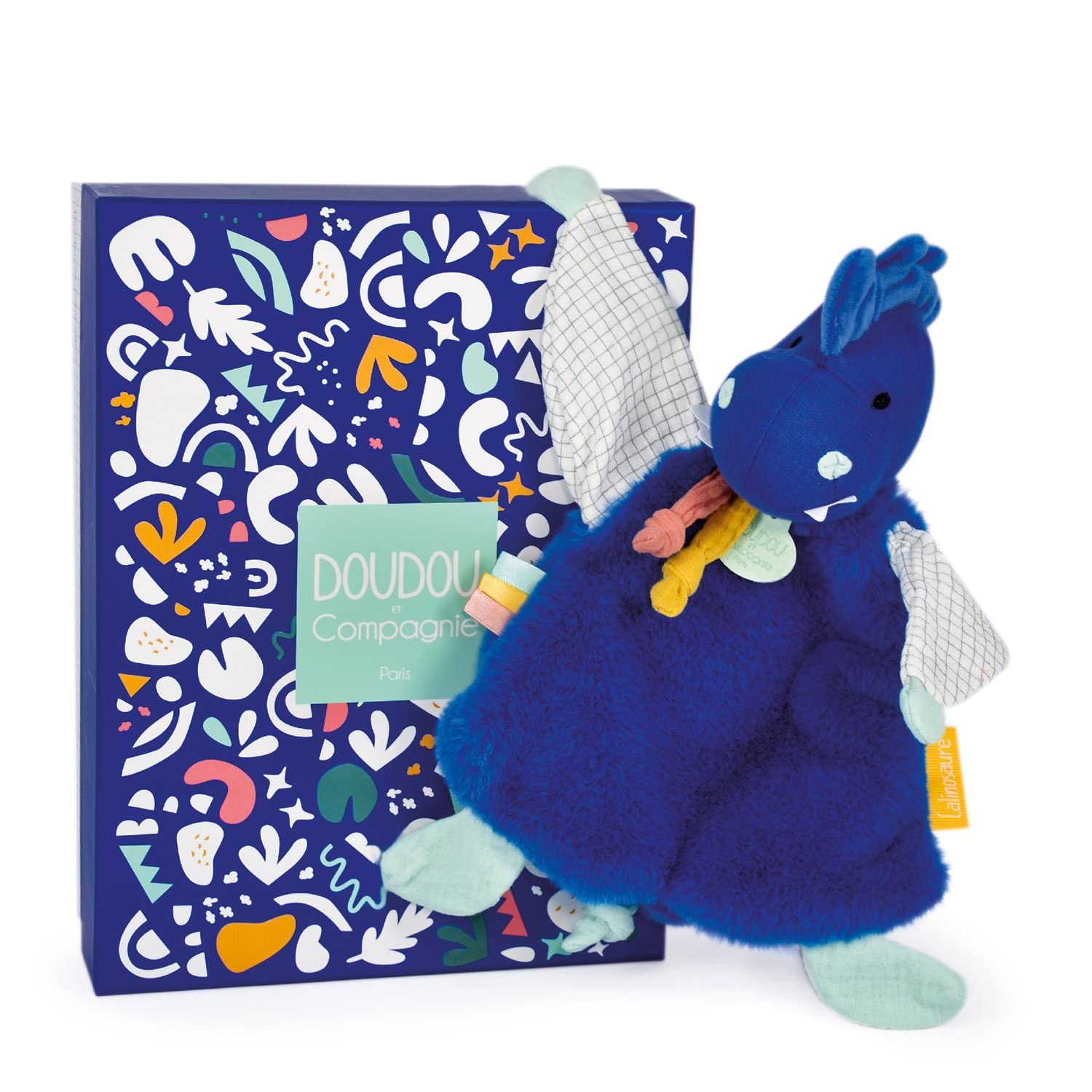 doudou-et-compagnie-marionnettes-dc3940-doudou-dinosaure-vert image 2