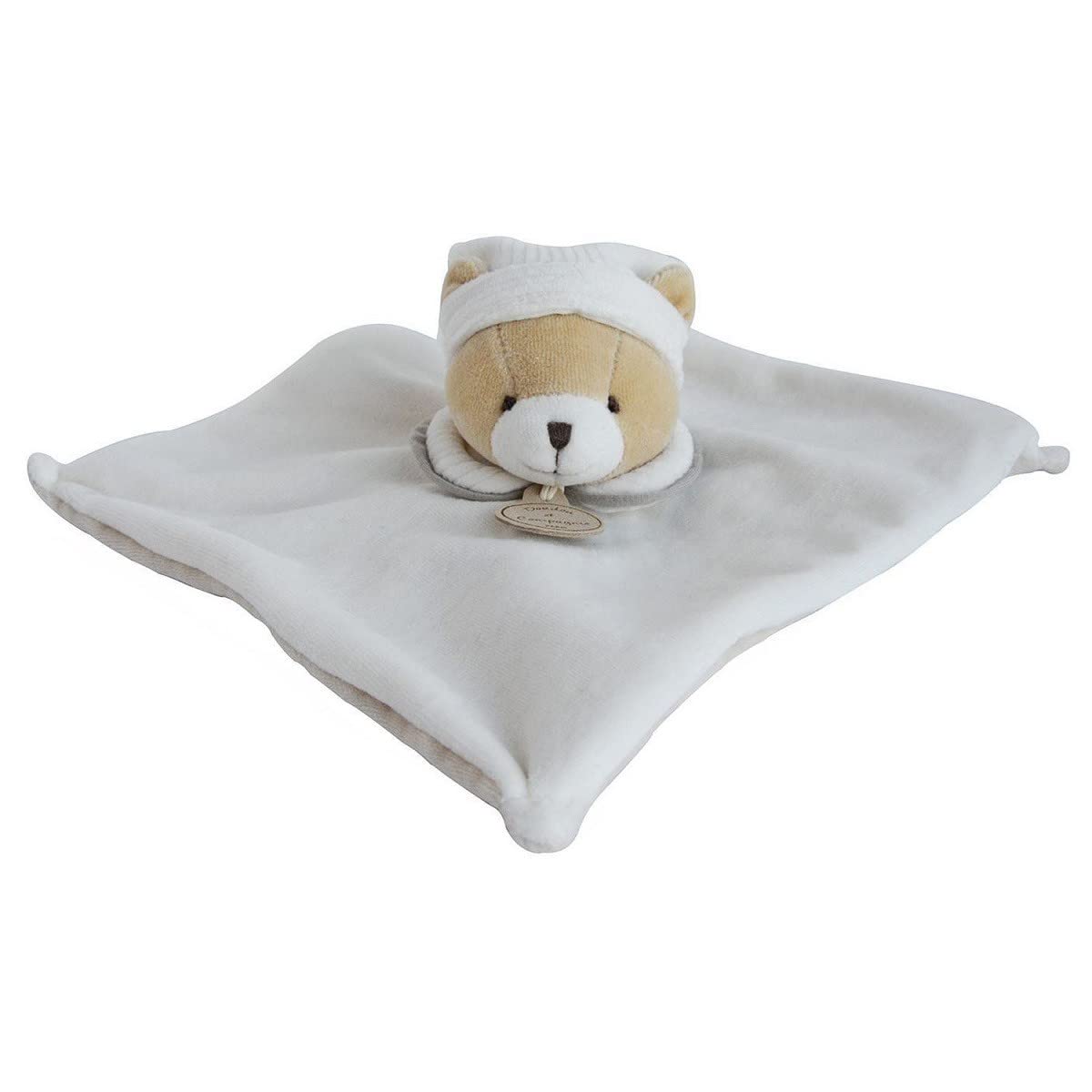 doudou-et-compagnie-les-iconiques-dc2928-doudou-plat-ours-taupe image 4