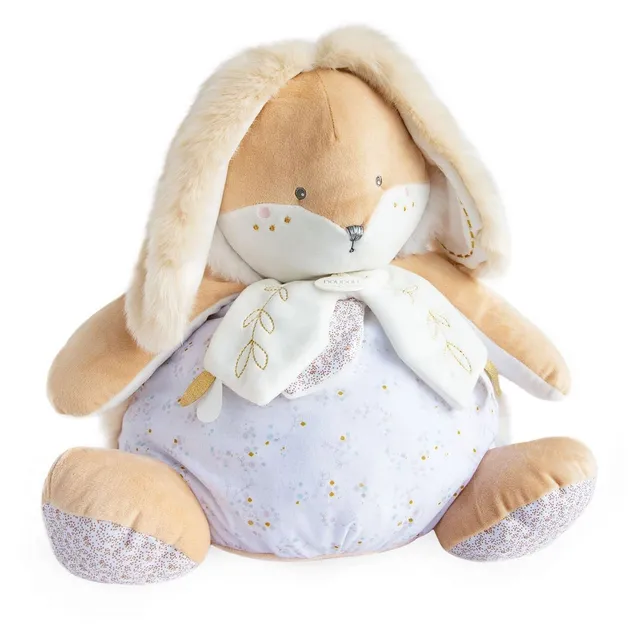 doudou-et-compagnie-lapin-de-sucre-dc3494-range-pyjama-blanc-38-cm image 1