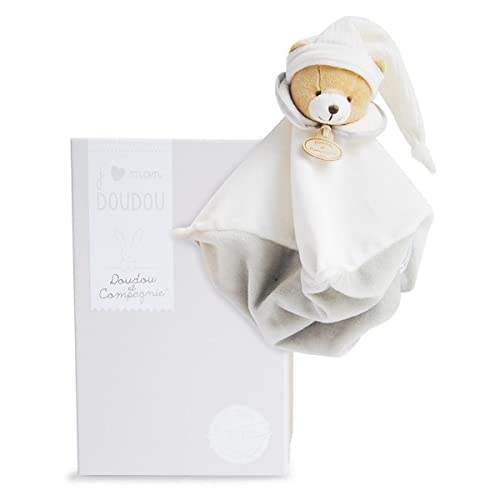doudou-et-compagnie-les-iconiques-dc2928-doudou-plat-ours-taupe image 5