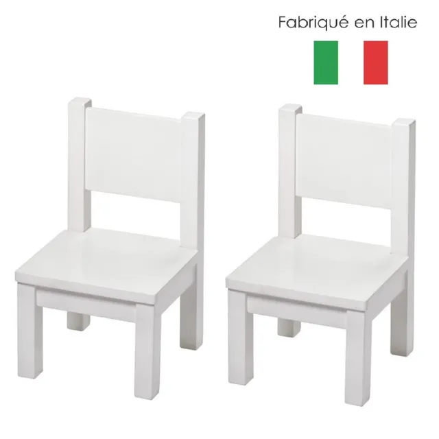 pioupiou-merveilles-ma-premi-re-chaise-blanche-lot-2-chaises-12-mois image 1