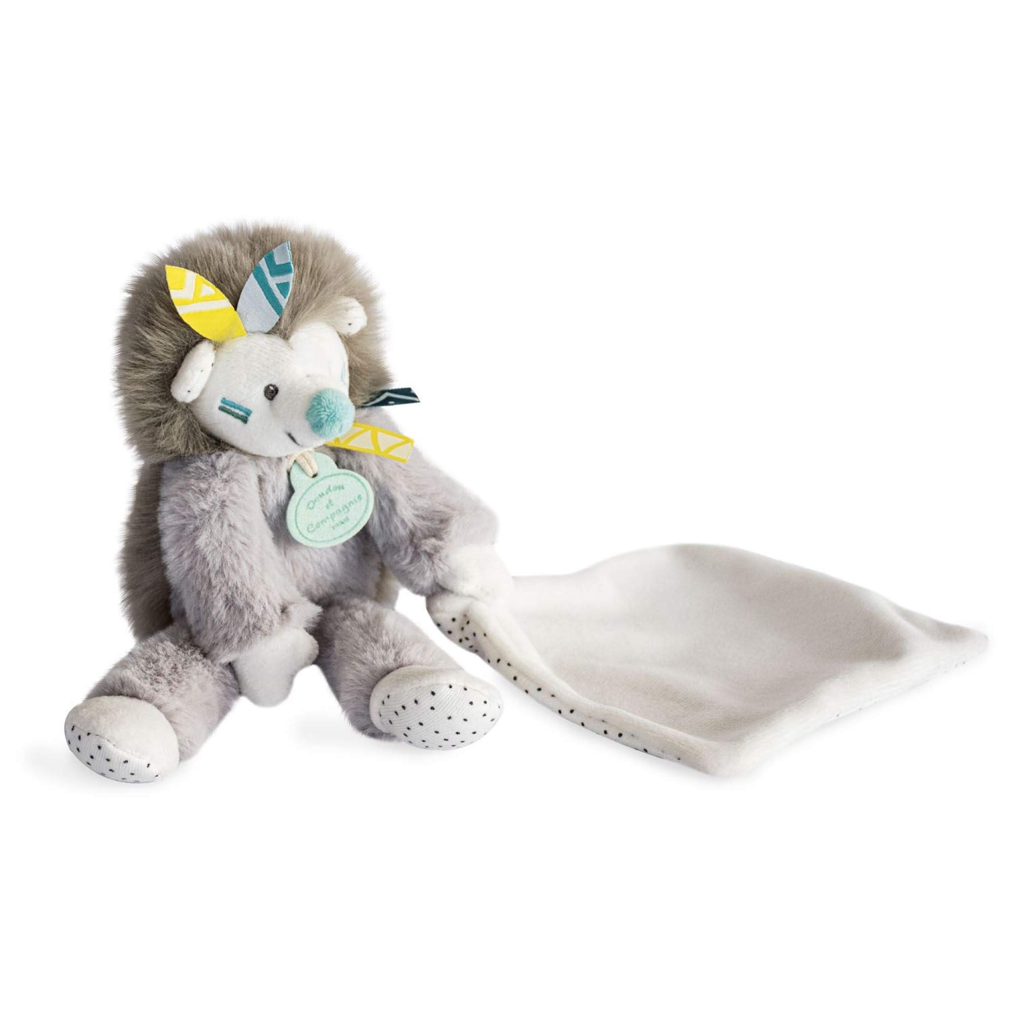 doudou-et-compagnie-tiwipi-peluche-h-risson-21-cm-gris image 4