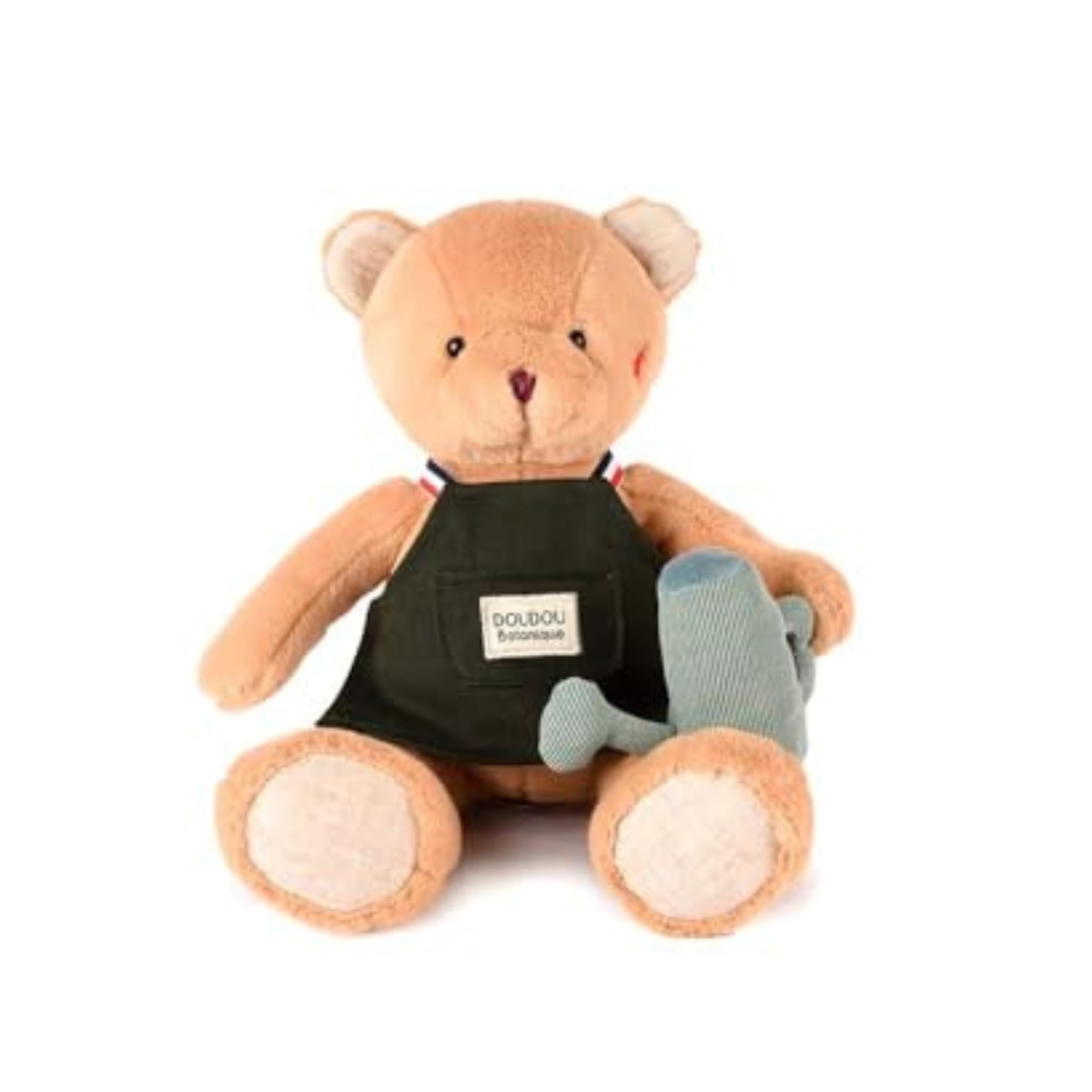 doudou-et-compagnie-ours-jardinier-sp4349-peluche-28-cm image 1