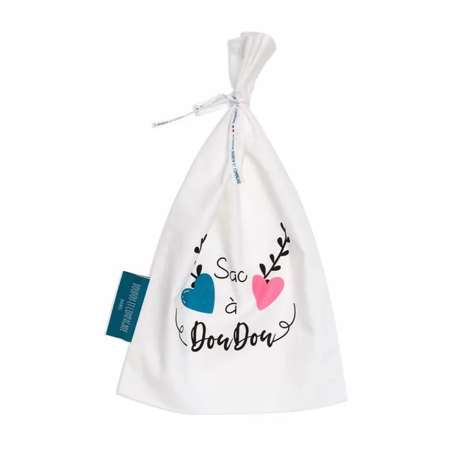 doudou-et-compagnie-sacs-dc3765-sac-doudou-coton-blanc-22x35-cm image 1