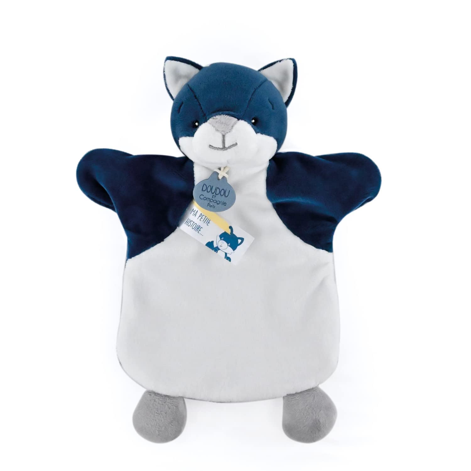 doudou-et-compagnie-marionnette-agneau-blanc-dc4007-peluche image 3