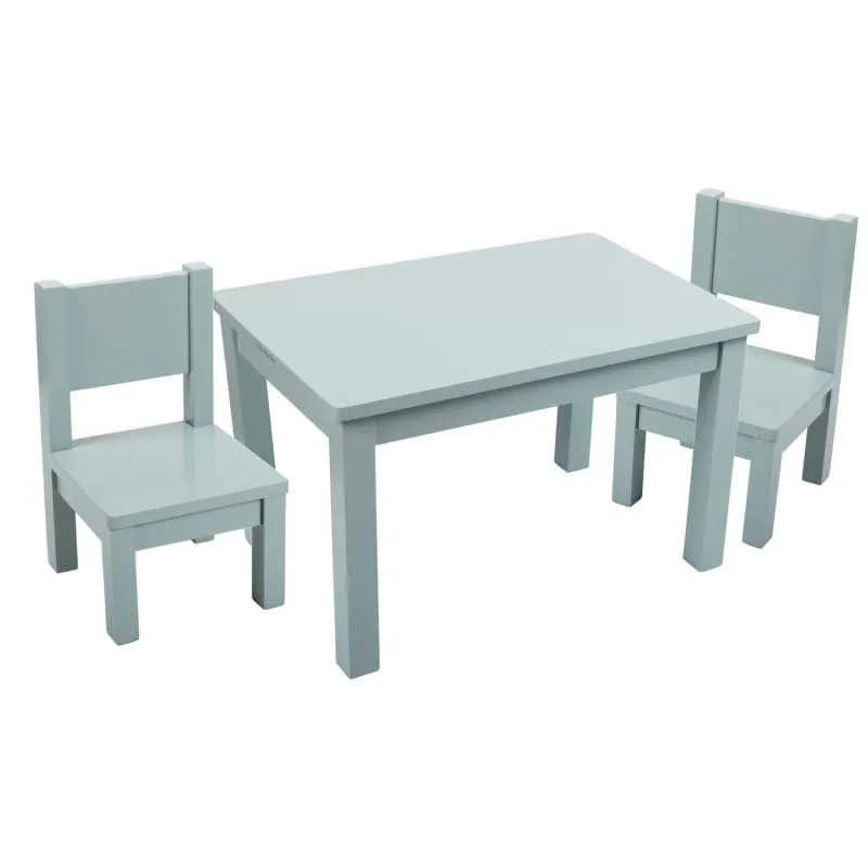 pioupiou-merveilles-ensemble-table-2-chaises-enfant-bleu-1-4-ans image 1