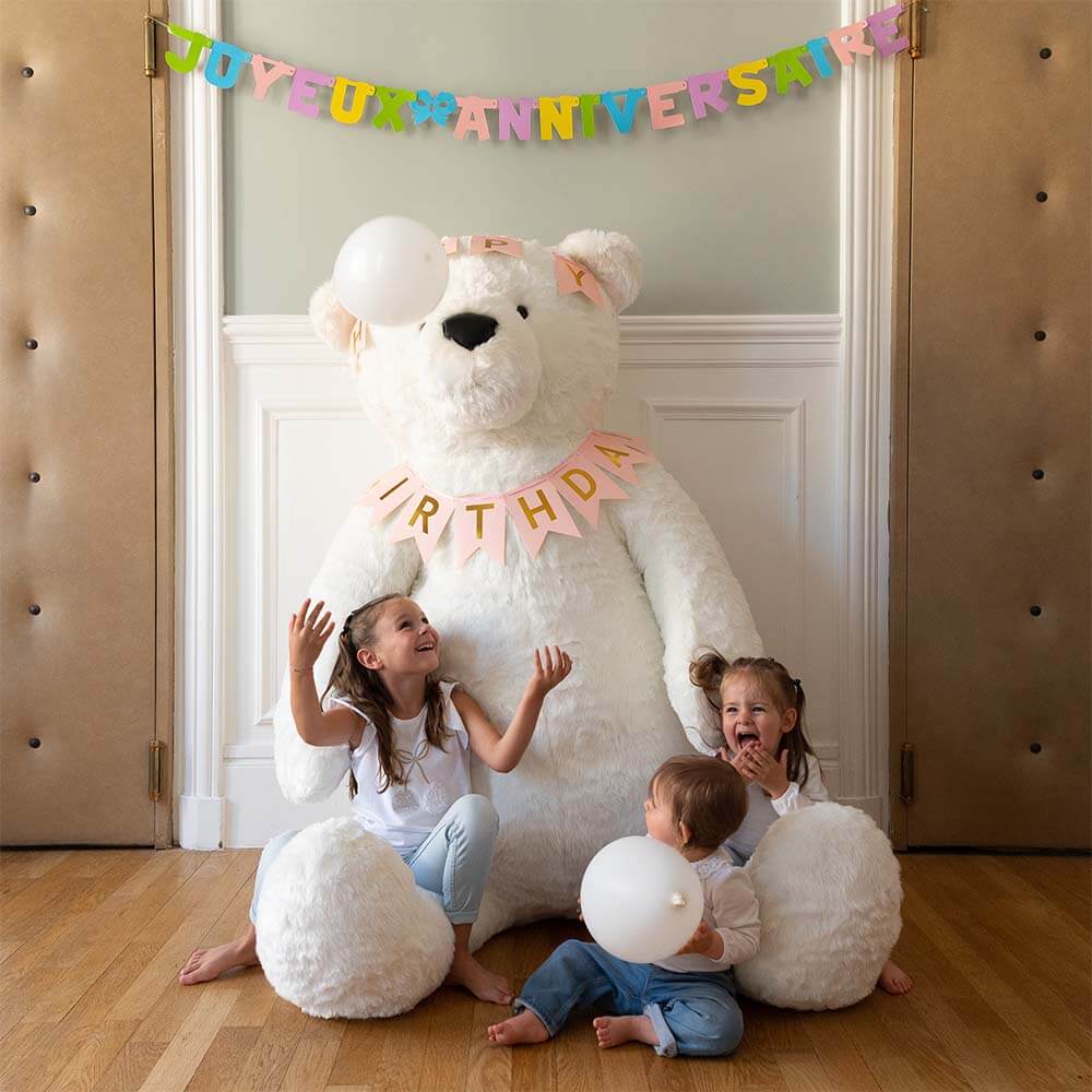 la-pelucherie-ours-g-ant-peluche-200-cm-miel-blanc-d-co image 2