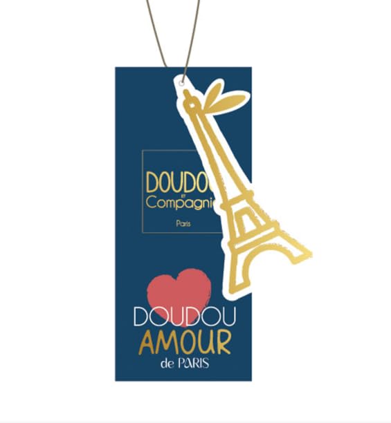 doudou-et-compagnie-collection-x-elys-e-porte-cl-s-ours-14-cm-paris image 6