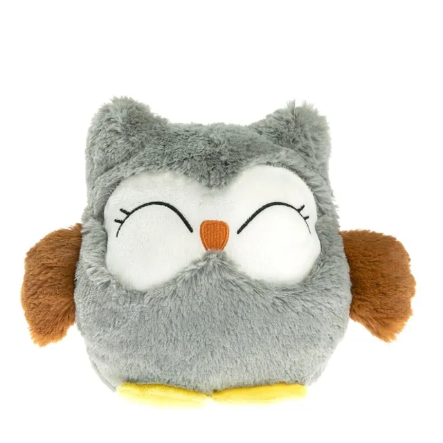 pelucho-bouillotte-peluche-chouette-grise-grains-bl-lavande-france image 1