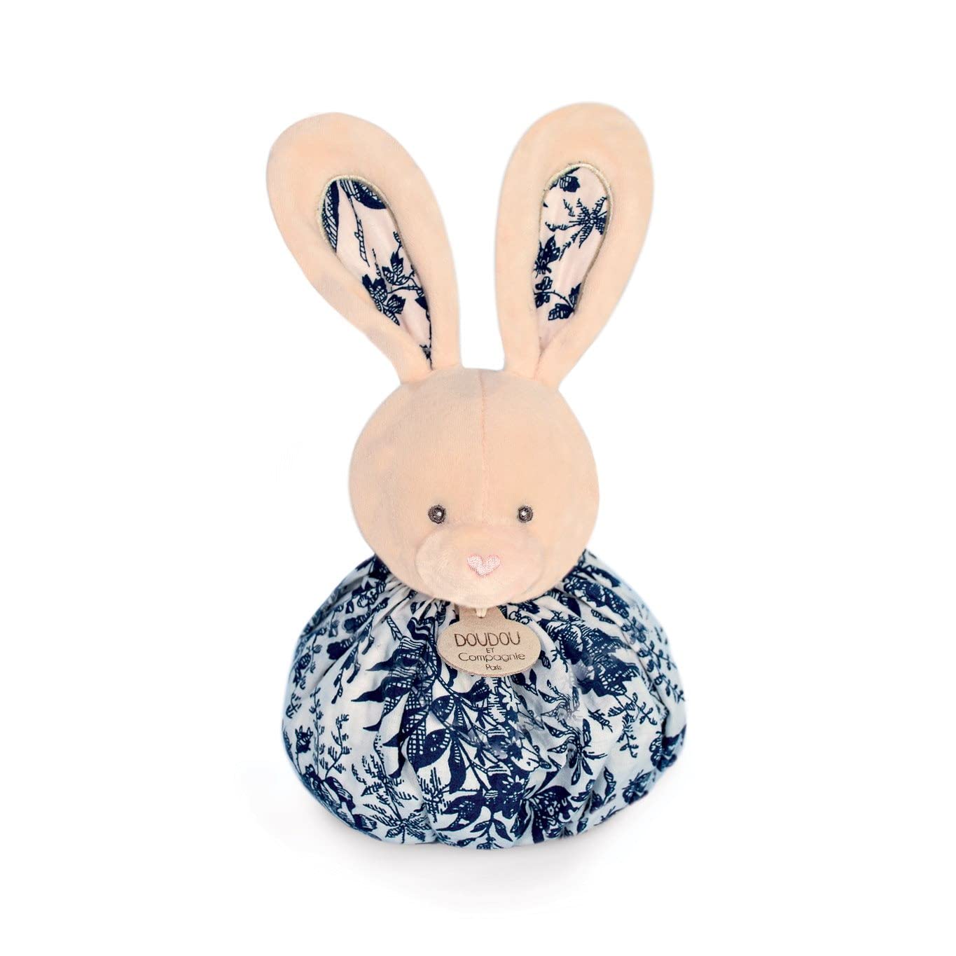 doudou-et-compagnie-lapin-boule-doudou-cocon-3-en-1-25-cm image 2