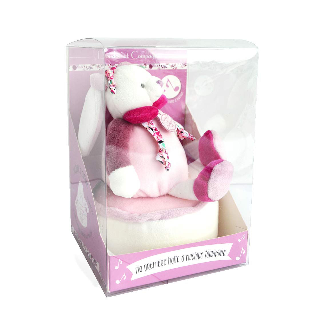 doudou-et-compagnie-cerise-dc3360-bo-te-musique-lapin-17-cm image 3