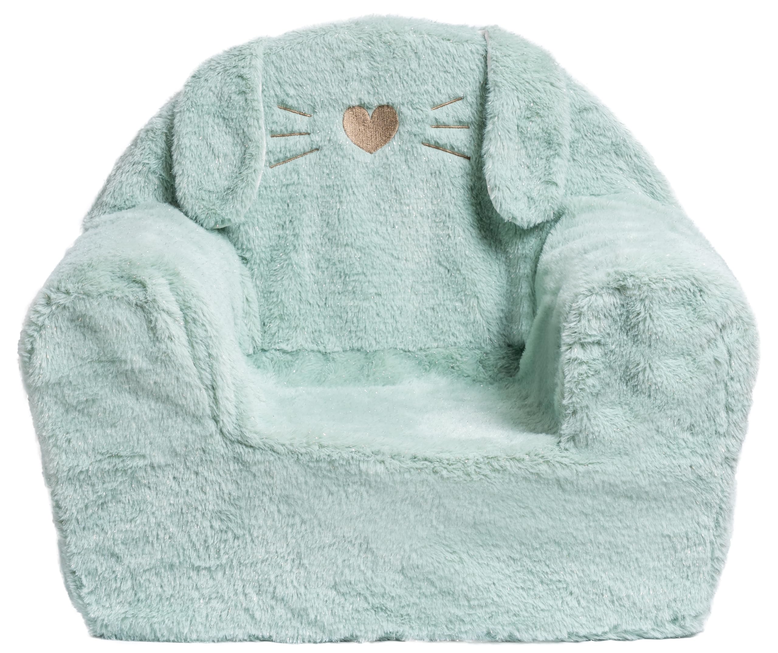 pioupiou-merveilles-d-co-fauteuil-club-lapin-vert-glitter-d-s-2-ans image 1