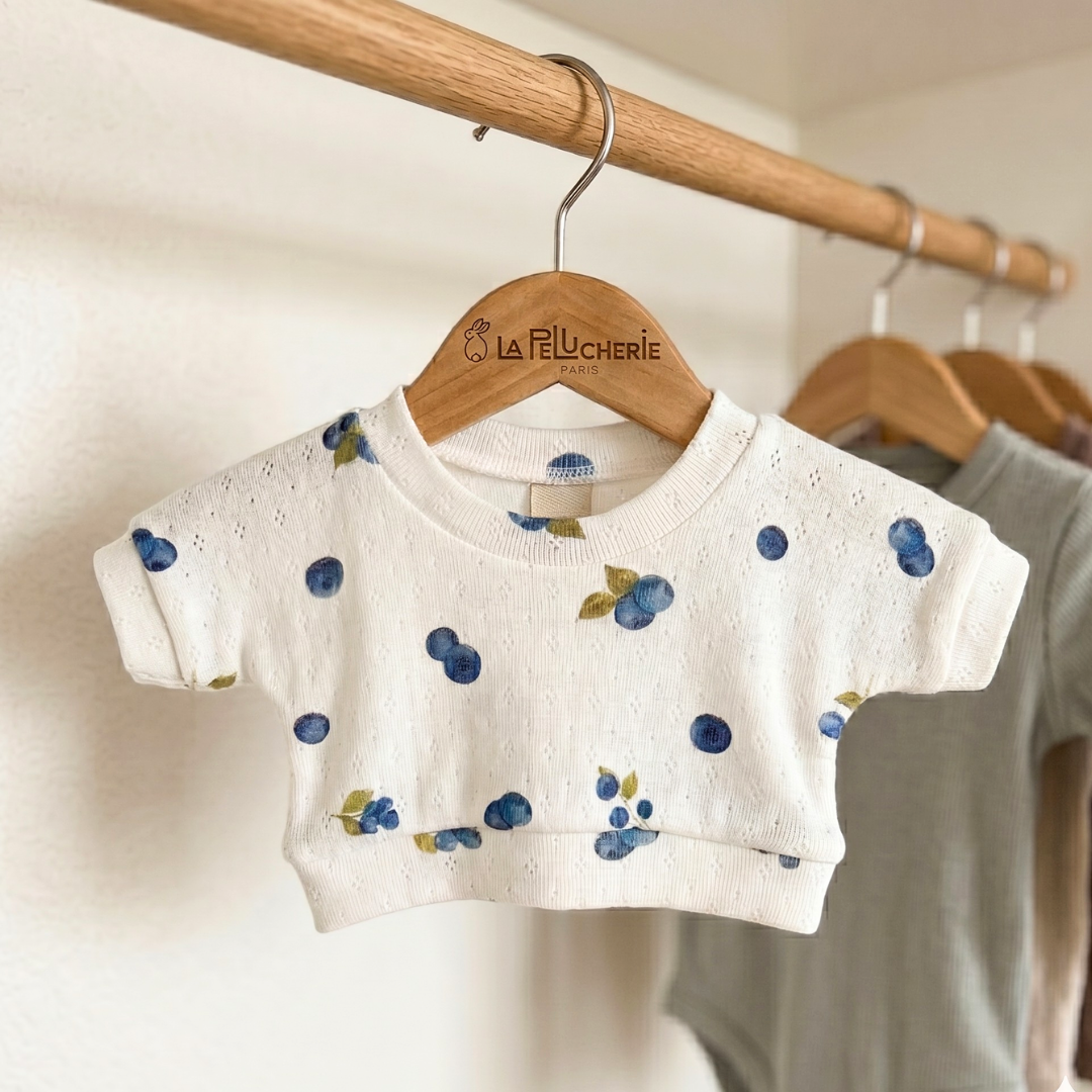 la-pelucherie-le-dressing-ensemble-myrtille-v-tement-peluche-coton-2-pi-ces image 2