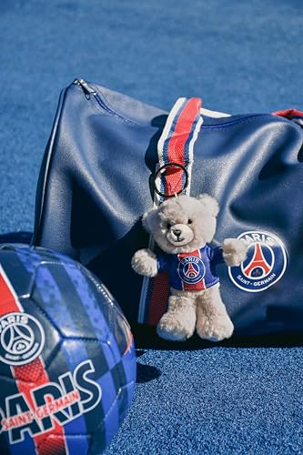 doudou-et-compagnie-psg-dc4266-porte-cl-s-ours-15-cm-maillot image 4
