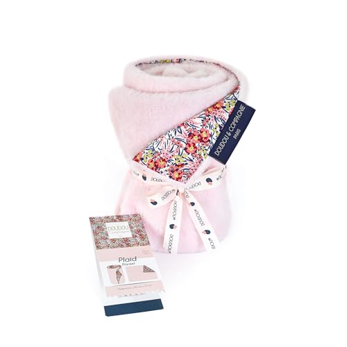 doudou-et-compagnie-boh-aime-plaid-b-b-rose-70x100-coton image 8