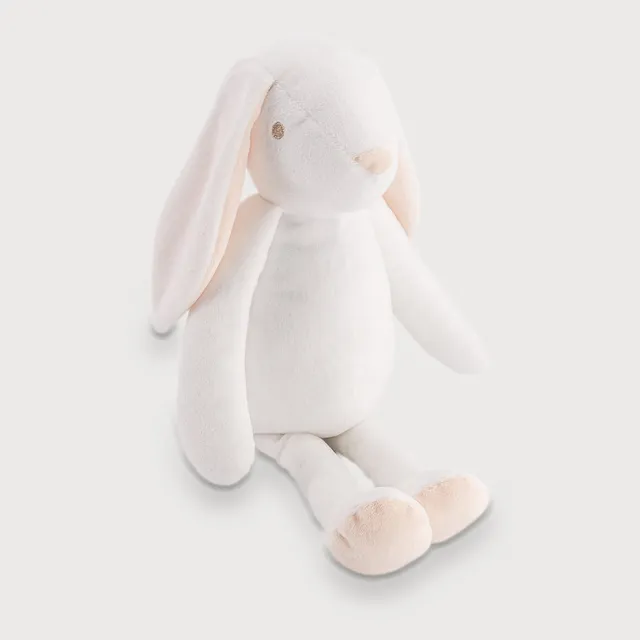 la-pelucherie-mon-premier-doudou-lapin-doudou-blanc-35-cm image 1