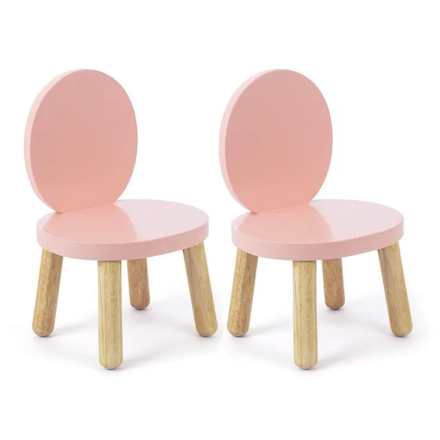 pioupiou-merveilles-ovaline-lot-2-chaises-enfant-rose-1-4-ans-bois image 1