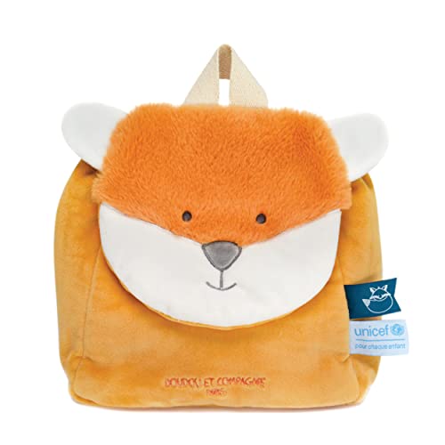 doudou-et-compagnie-sac-dos-renard-orange-unicef-20-cm image 8