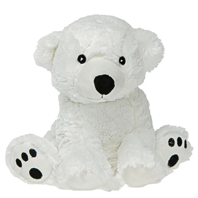 pelucho-peluches-bouillottes-peluche-ours-polaire-bl-lavande image 1