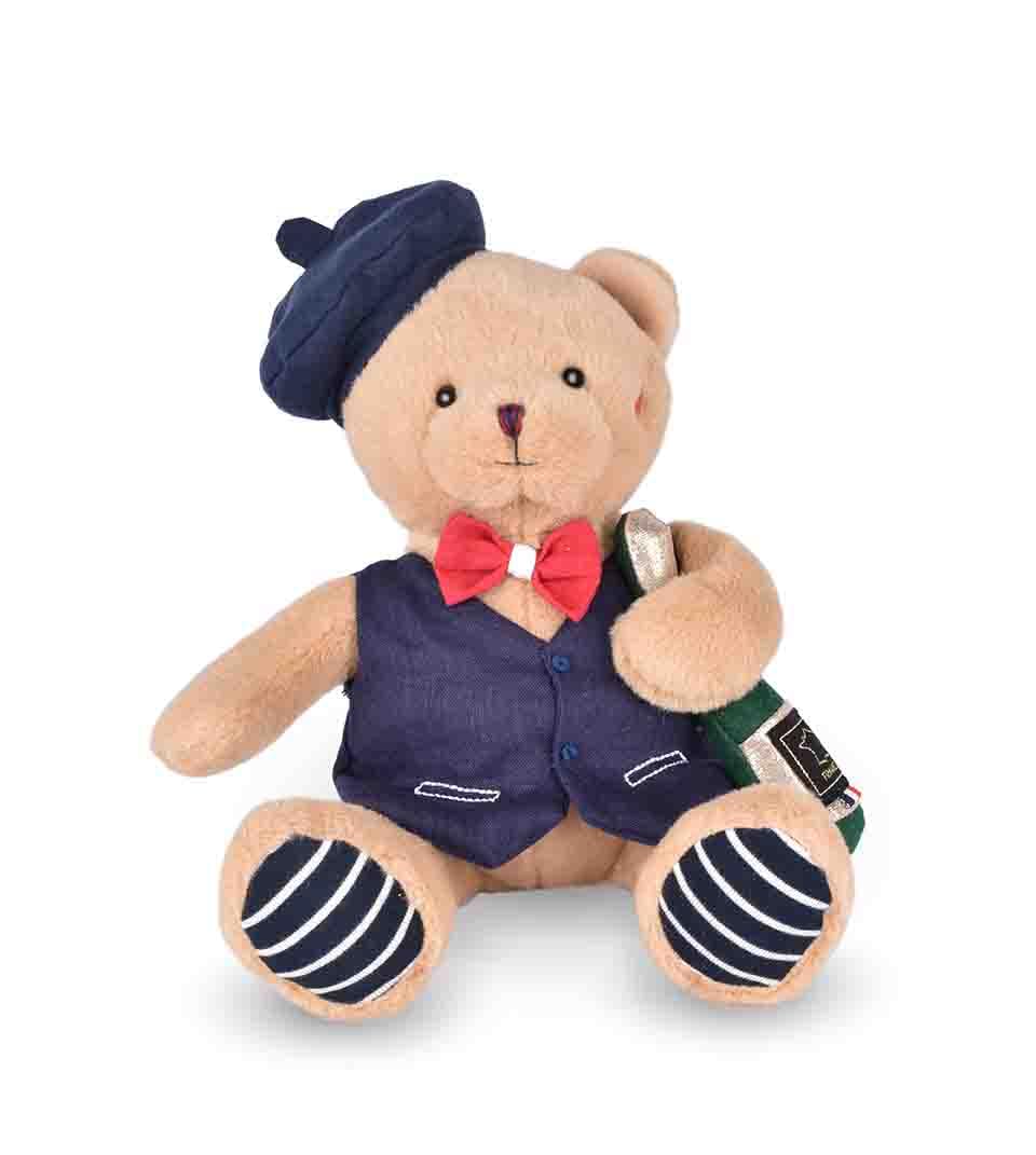 doudou-et-compagnie-amour-de-france-sp4512-ours-boulanger-peluche-25-cm image 7