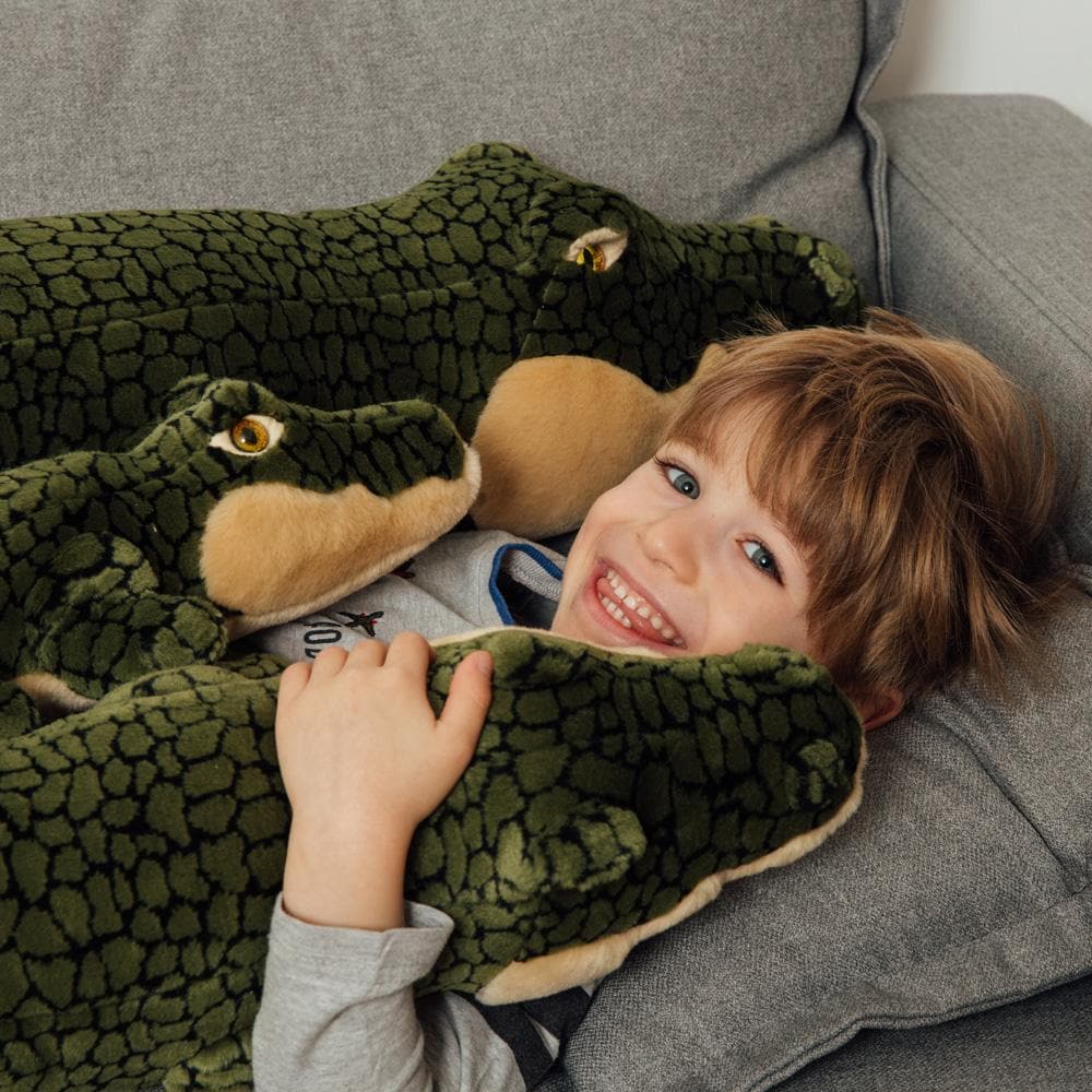la-pelucherie-crocodile-balthazar-peluche-42-cm-jungle image 3