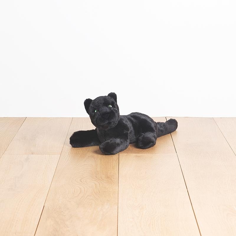 la-pelucherie-z-lie-panth-re-peluche-noire-30-cm-yeux-verts image 5