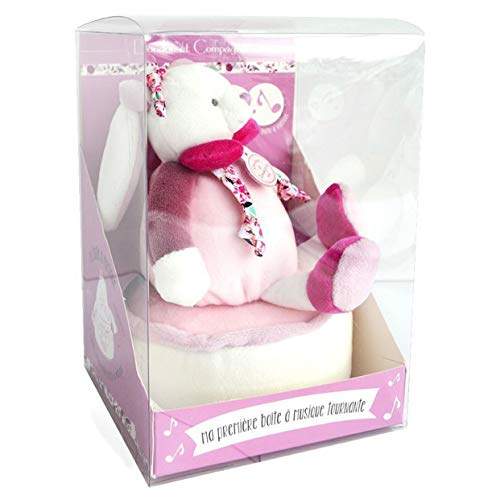 doudou-et-compagnie-cerise-dc3360-bo-te-musique-lapin-17-cm image 4
