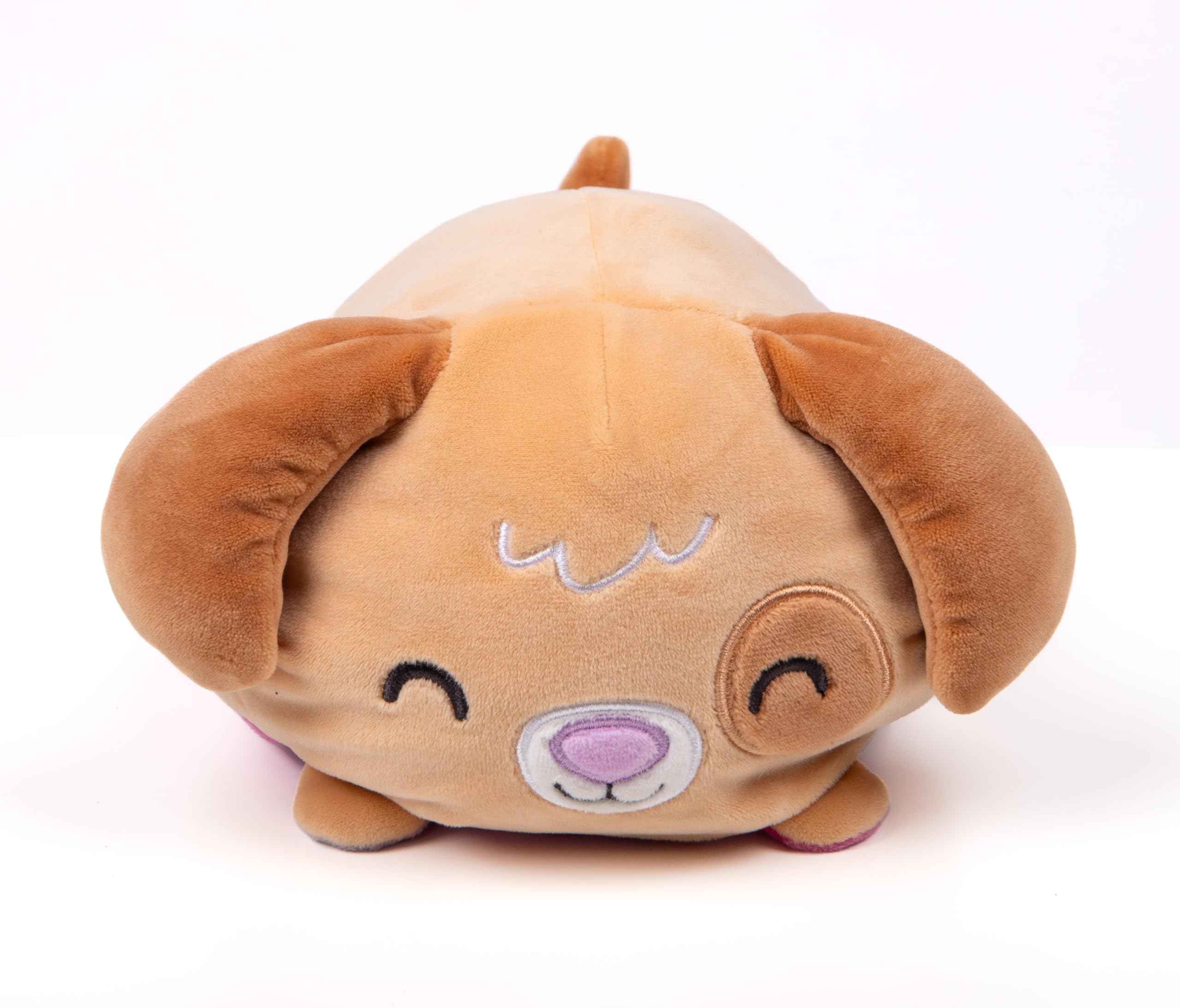 pioupiou-merveilles-cushablez-peluche-r-versible-paxton-puppy-22-cm image 2