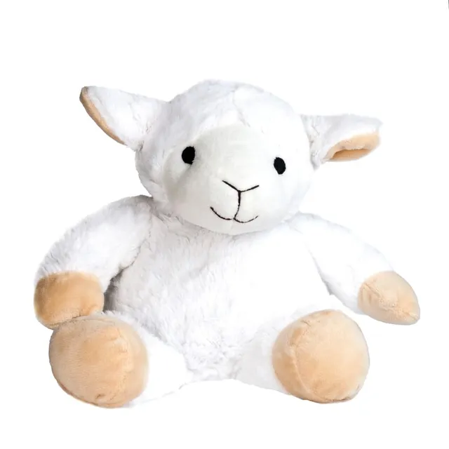 pelucho-peluches-bouillottes-mouton-blanc-bouillotte-peluche-bl-lavande image 1